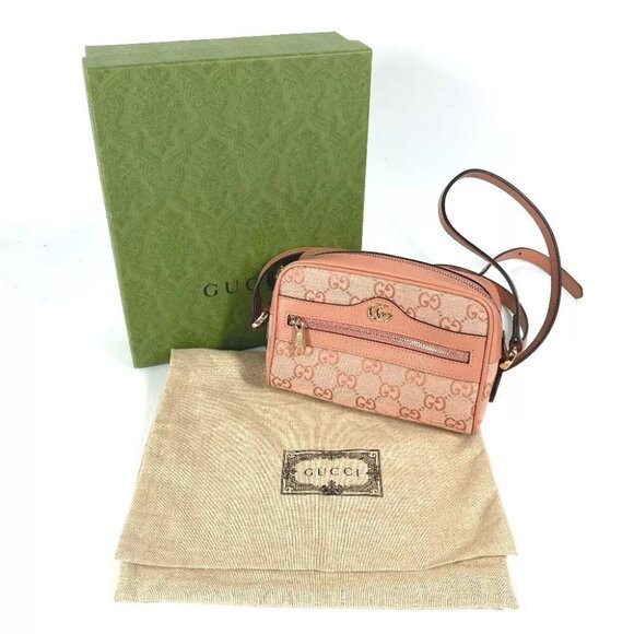 GUCCI Crossbody GG Ophidia Bag Pochette Shoulder Bag Canvas/Leather p... - Picture 15 of 15